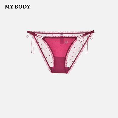 ���ڲ������̳�ͬ��MYBODY�ڿ�Ů��˿�߿��氮���Ứ�Ըк�ɫ͸�����Ƕ̿� 32.7Ԫ