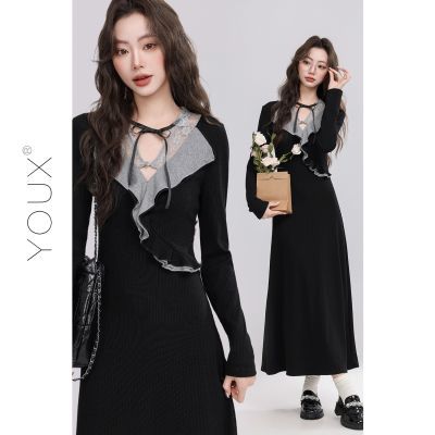 ���ڲ��������������ǩ����ʽ�ﶬ�߼���ɫ����ȹŮ2026�¿����ʳ���ȹ�ӡ�15���ڷ����� 158Ԫ