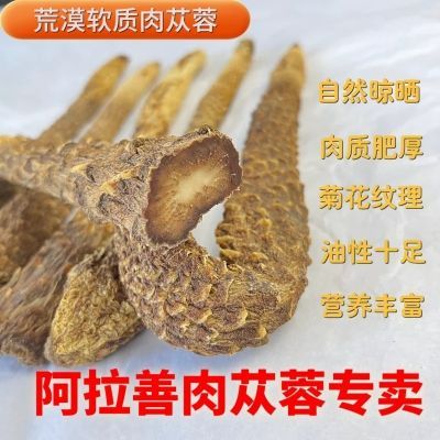 阿拉善肉苁蓉油蓉整根切片泡茶泡酒料特产级肉松茸正品肉丛蓉油从优惠商品图片