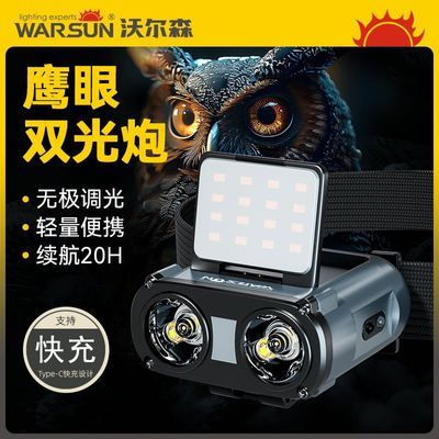 ���ڲ������ֶ�ɭèͷӥǿ���Ӧҹ��ͷ�Ʊ�Я��������������ñ�ƶ๦��led 39.8Ԫ
