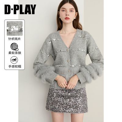 ���ڲ�����DPLAY2025�����¿��ɫ��֯������������V�쳤�����ë��Ů 339Ԫ