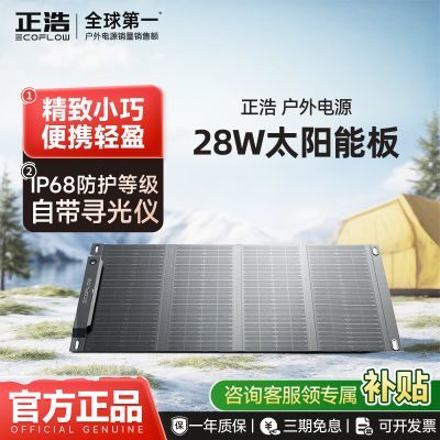 ���ڲ�����[ECOFLOW]���ƻ���28W̫���ܳ��ͽ��̫���ܳ���С�ɱ��C�ڳ�� 254.9Ԫ