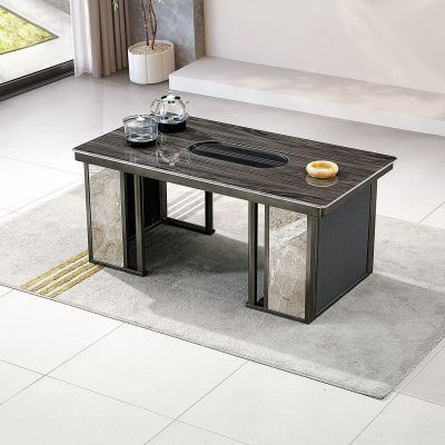 小户型茶几商务办公茶台客厅家用时尚泡茶新中式茶桌配件