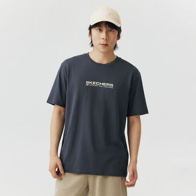 【斯凯奇】健身训练t恤短袖t恤男健身跑步服透气运动t恤男P226M111