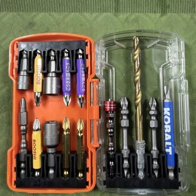 15件套带磁批头组合十字彩钢瓦批六和十号没有磁起子机批头套装