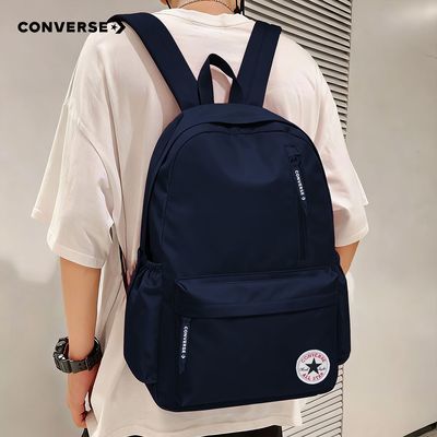 【Converse】匡威双肩包经典书包女大学生包大童休闲纯色背包旅行