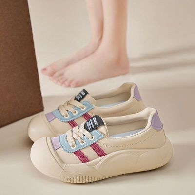 女鞋踩屎感面包鞋2025夏季新款一脚蹬时尚软底ins潮运动休闲鞋子