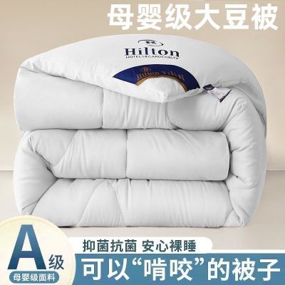 正品大豆纤维被子加厚保暖冬被春秋被单双人棉被学生宿舍空调被芯