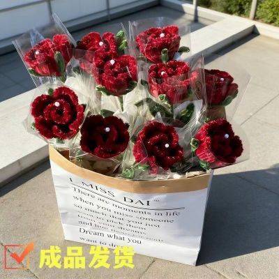 100支手工扭扭棒玫瑰花成品礼物女友闺蜜跨年摆摊小商品带包装优惠商品图片