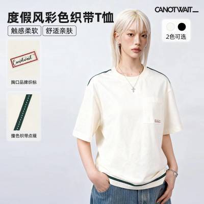 ���ڲ�������ΰ������CANOTWAIT_��ɫ֯��Բ�����T�����Ļ���Բ�����С�10���ڷ����� 139Ԫ