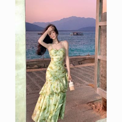 ���ڲ�����Good Job����֦��ҷ����ʽ�黨��������ȹŮ���ĺ�Ҷ����β�ȼ�ȹ 396Ԫ