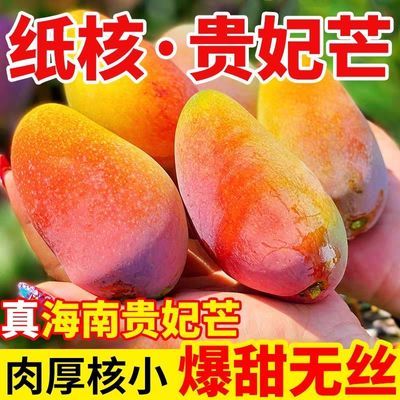 【彩箱】芒果贵妃芒当季新鲜水果红金龙海南辣椒芒甜心芒