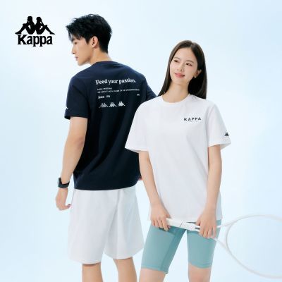 【Kappa】卡帕背靠背运动短袖男夏季新款宽松凉感t恤圆领训练上衣女款优惠商品图片