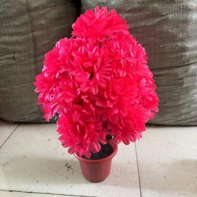 菊花新款18头大丽菊假花仿真花绢花居家装饰餐桌茶几窗台装饰花