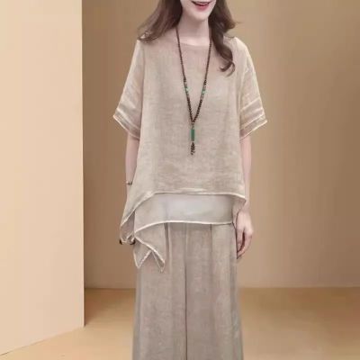 叠穿2026夏季高档套装时尚休闲宽松两件套气质时尚潮流女装【5天内发货】