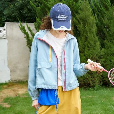 ���ڲ�����A02 ˫����װ���˶�����ײɫ��ñ�ٴ�����Ů�����¿�������мп� 199Ԫ