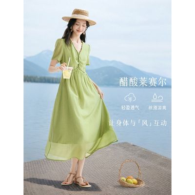 ���ڲ�����[XWI]��δ������������������ȹŮ2026�ļ���ɫ����Ʈ������ȹ�� 206Ԫ