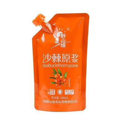 【晋乡源】吕梁野山坡小果沙棘原浆 500ml袋 家庭装 配料干净