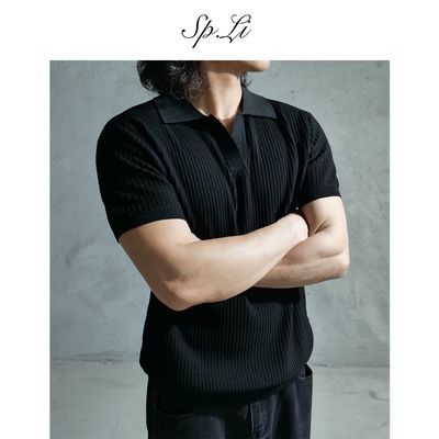 ���ڲ�����SPLi����Ǯ�硿��֯polo����ɫ��������V��������ļ�������䳱 96.9Ԫ