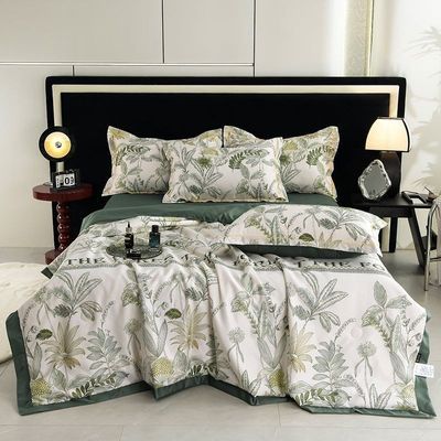 水洗空调被夏凉被夏季空调被子凉感被夏可机冰丝薄款双人夏凉被子