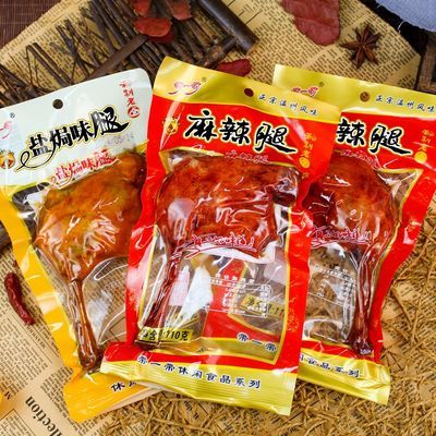 110g正宗乡巴适佬鸭腿香辣腿卤味零食鸭腿香辣鸭腿麻辣鸭腿开袋即