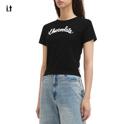 ���ڲ�����:CHOCOOLATE it Logo װ�ζ���T��Ů�ļ��¿����ж��������³� 119Ԫ