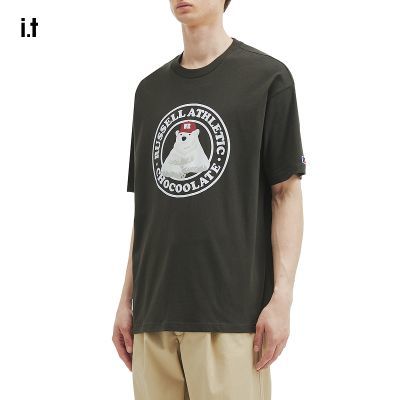 ���ڲ�����:CHOCOOLATE it RUSSELL ATHLETIC ����ϵ�б�����ӡ��ͼ��T���� 119Ԫ