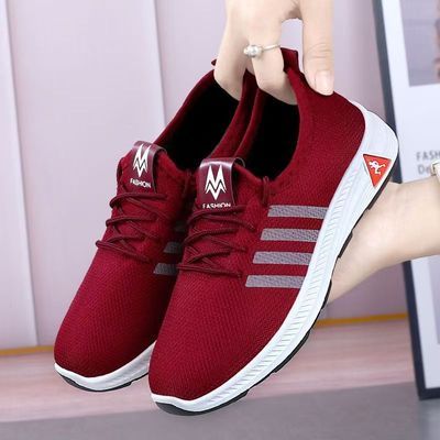 防滑春秋季保暖北京老人布鞋健步休闲女软底新款中老年脚蹬妈妈