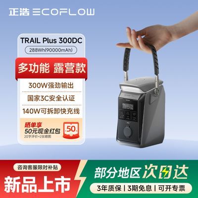 ���ڲ�������ȫ�����С�ECOFLOW����300DC�����Դ220v��ЯӦ���Լ�¶Ӫ���� 1026.9Ԫ