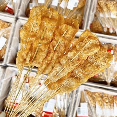 泰国进口GEO牌金东洋沙爹鱼串100g蜜糖沙爹鱼片150g 童年回忆零