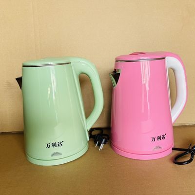 不锈钢家用电热水壶开水壶自动断电双层宿舍办公大容量2.3L通用
