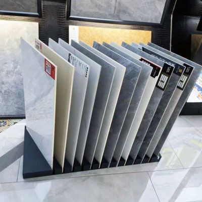 瓷砖展示架大理石架子石材立式样品插架木地板展架落地式板材色板