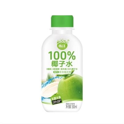 8月产珠江椰子水500ml无菌冷罐装天然椰子水0添加老品牌饮料优惠商品图片