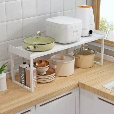 厨房置物架台面多层锅架调料架桌面收纳灶台电饭煲碗支架隔板功能