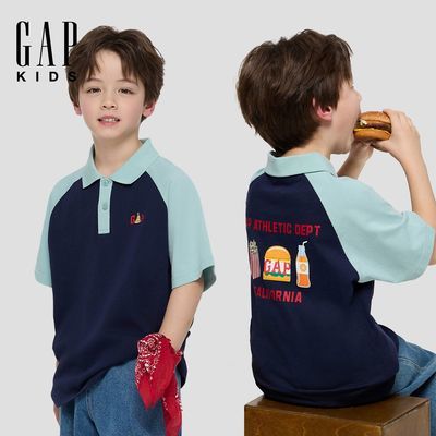 ���ڲ�����Gap��ͯ2026�����¿��logoӡ�������POLO�����ͯװ867540 119Ԫ