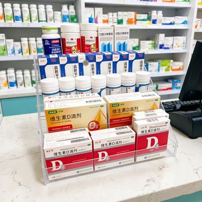 超市便利店展示架诊所药店摆放药瓶陈列架医用家用便捷药品收纳架