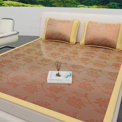 【同尺寸一个价】冰丝藤席三件套凉席家用可水洗折叠席双人床