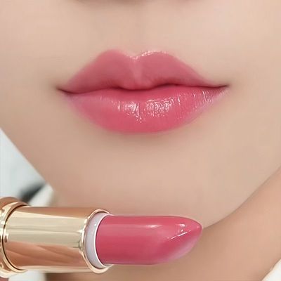玫瑰精华滋润保湿修复抗纹紧致口红温柔豆沙素颜黄皮显白唇膏正品