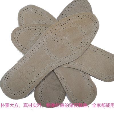 外贸猪皮软弹鞋垫.吸汗祛臭防滑缓男女四季通用运动鞋,皮鞋通用