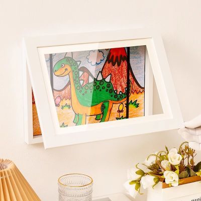 儿童翻盖磁吸相框奖状挂墙收纳画框展示装裱照片8k优惠商品图片