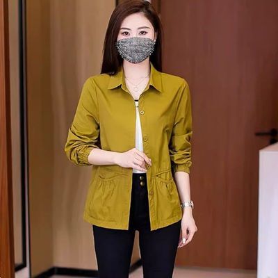 2026春装新款时尚洋气薄款外套女休闲百搭宽松减龄长袖衬衫上衣女