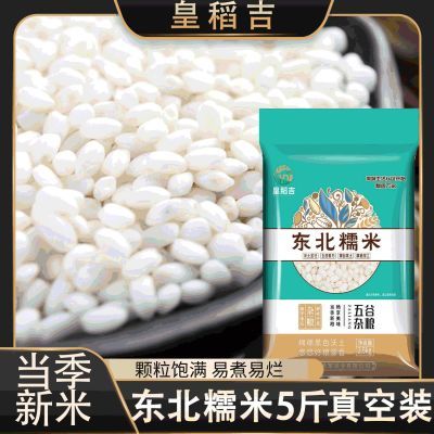 【皇稻吉】东北糯米5斤真空圆糯米白糯米江米包粽子米新糯黏米粘