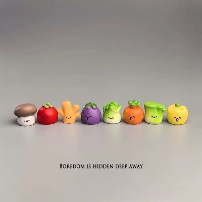 迷你仿真蔬菜萌趣微缩果蔬食物模型娃娃屋玩具儿童过家家超市摆件