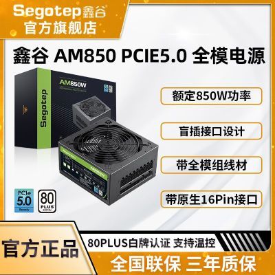 ���ڲ��������ٷ��콢���ι�AM850W PCIE5.0ȫģ���ɫ̨ʽ�����Ե�Դ 279Ԫ