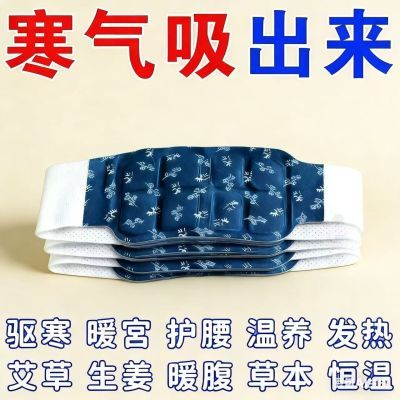 艾草暖腰贴热敷护腰带自发热宫暖贴腰腹贴大姨妈暖肚子园艺防寒布