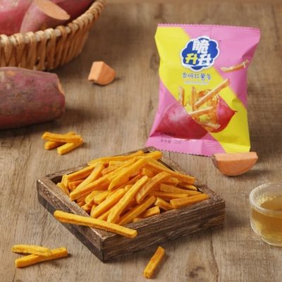 【脆升升】脆甜红薯条200g原薯鲜切零食宿舍休闲零食健康追剧零食优惠商品图片