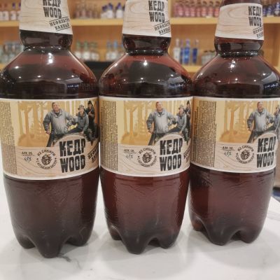 俄罗斯进口原装桶装松树过滤啤酒1.35生啤鲜啤精酿高浓度一包3瓶