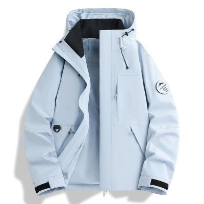 冲锋软壳衣情侣秋冬季户外防风防水外穿爬山服外套男女款冲锋衣优惠商品图片