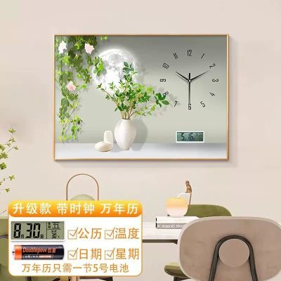 万年历电表箱装饰画遮挡电源开关电闸餐厅绿植挂画容纳弱电箱壁画优惠商品图片