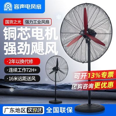 容声大型工业电风扇商用牛角扇壁挂扇除甲醛工厂车间大功率落地扇